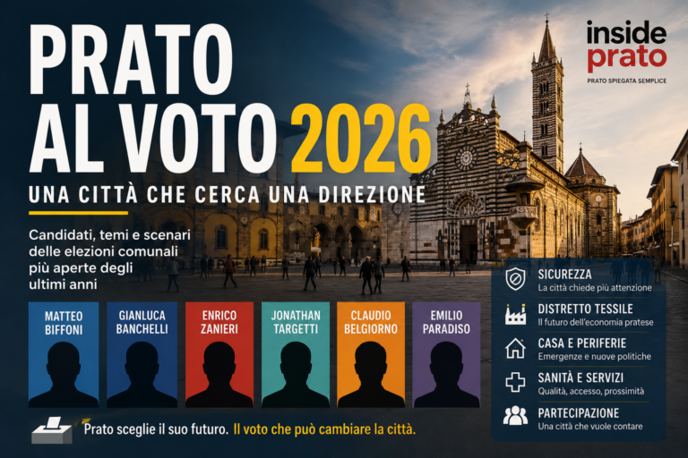 Prato al voto 2026: una città che cerca una direzione